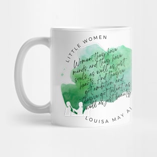 little women souls watercolor Mug